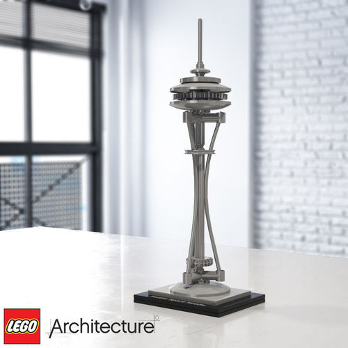 Seattle Space Needle - LEGO Architecture 21003 3D model