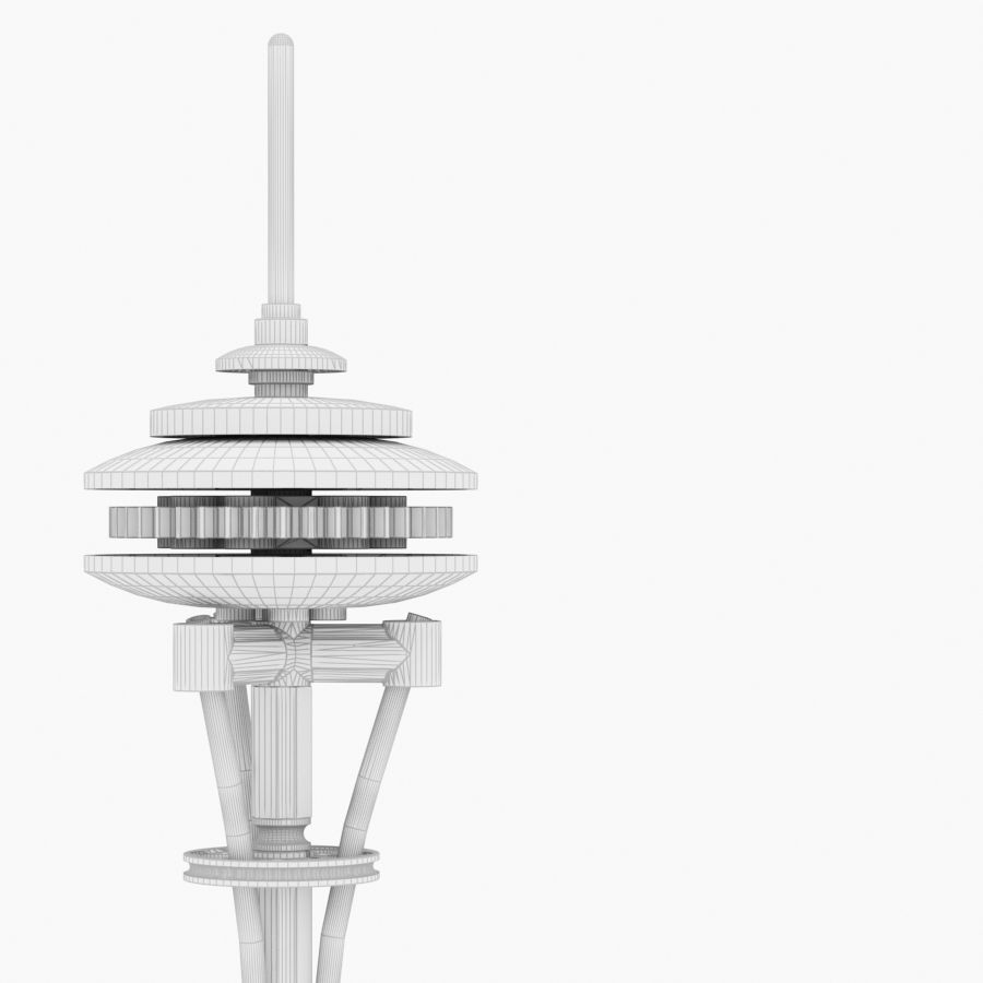 Seattle Space Needle - LEGO Architecture 21003 3D model_5