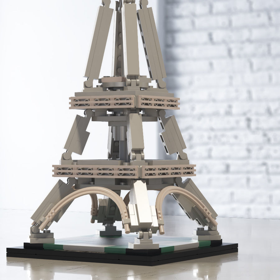 The Eiffel Tower  - LEGO Architecture 21019  3D model_2