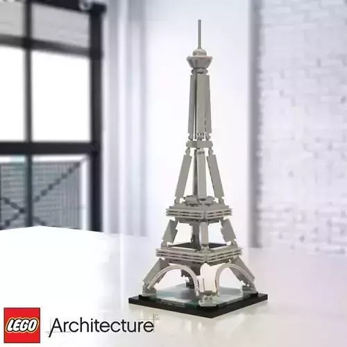 The Eiffel Tower  - LEGO Architecture 21019  3D model