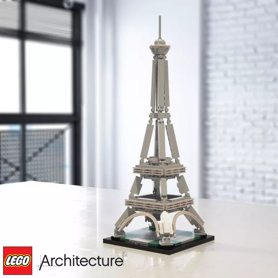 The Eiffel Tower  - LEGO Architecture 21019  3D model_0
