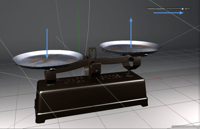  Old balance 3D model