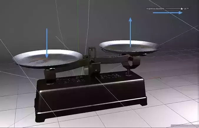  Old balance 3D model
