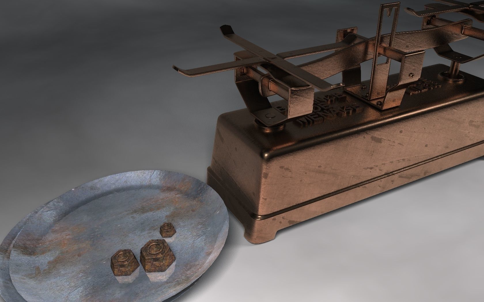  Old balance 3D model_1
