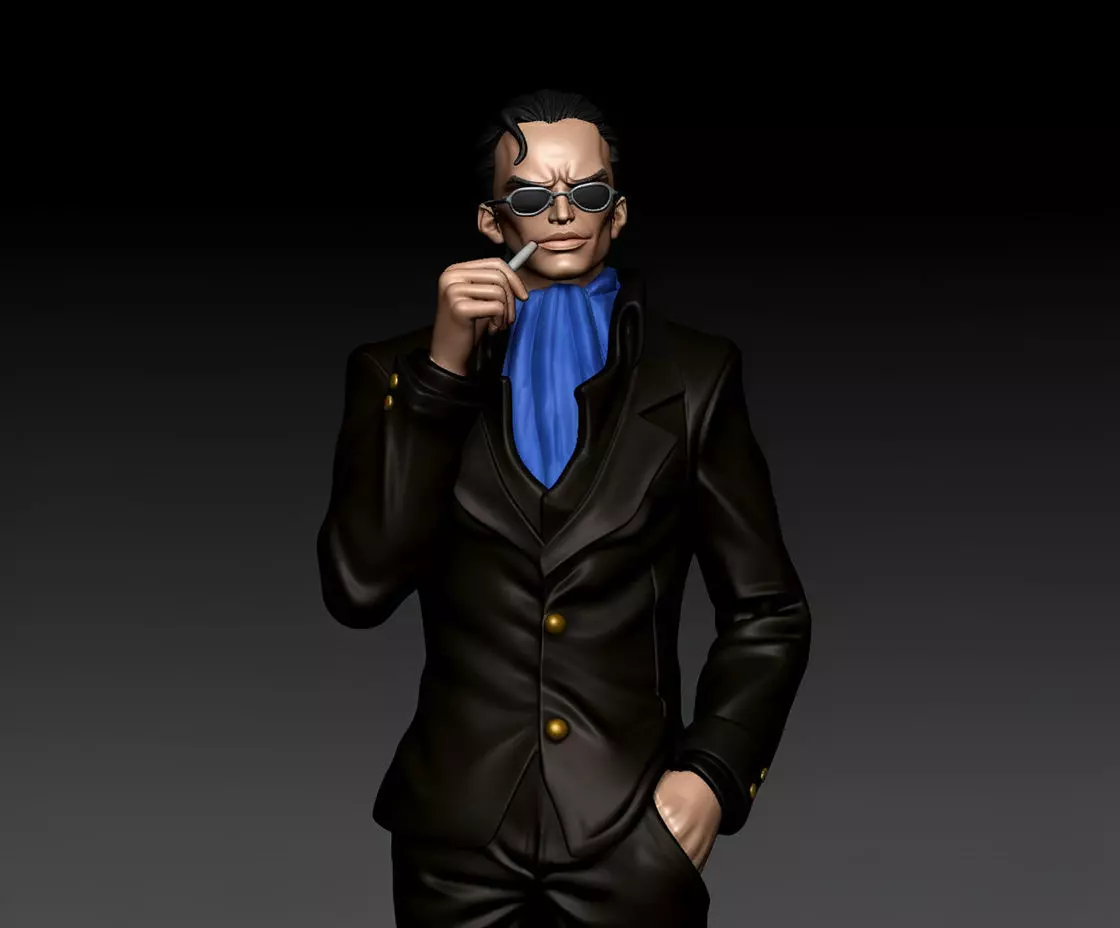 Senor Pink fanart - One piece - 3d model - Split part 3D print model