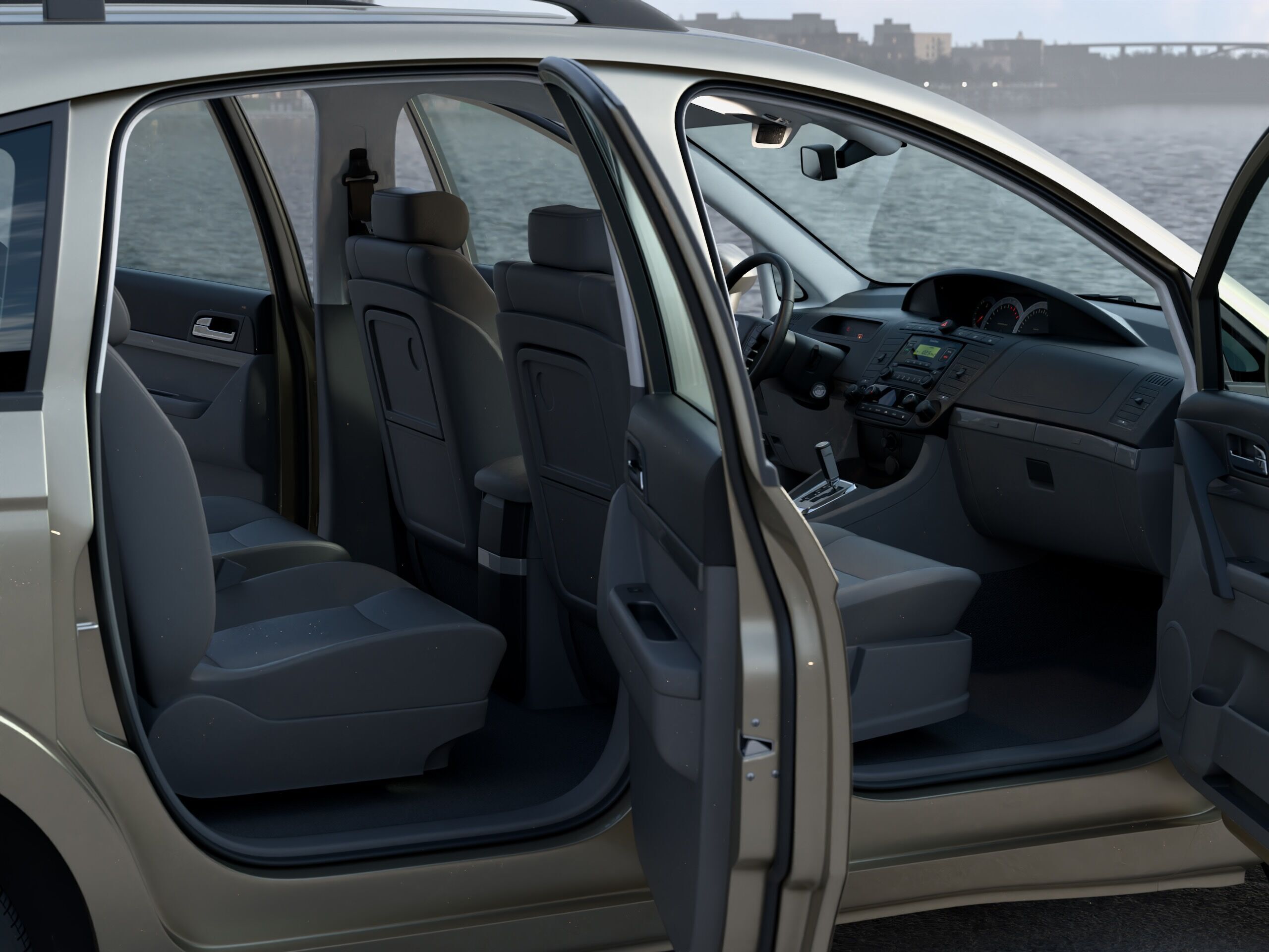 Ssangyong Rodius 2010 Free 3D model_7