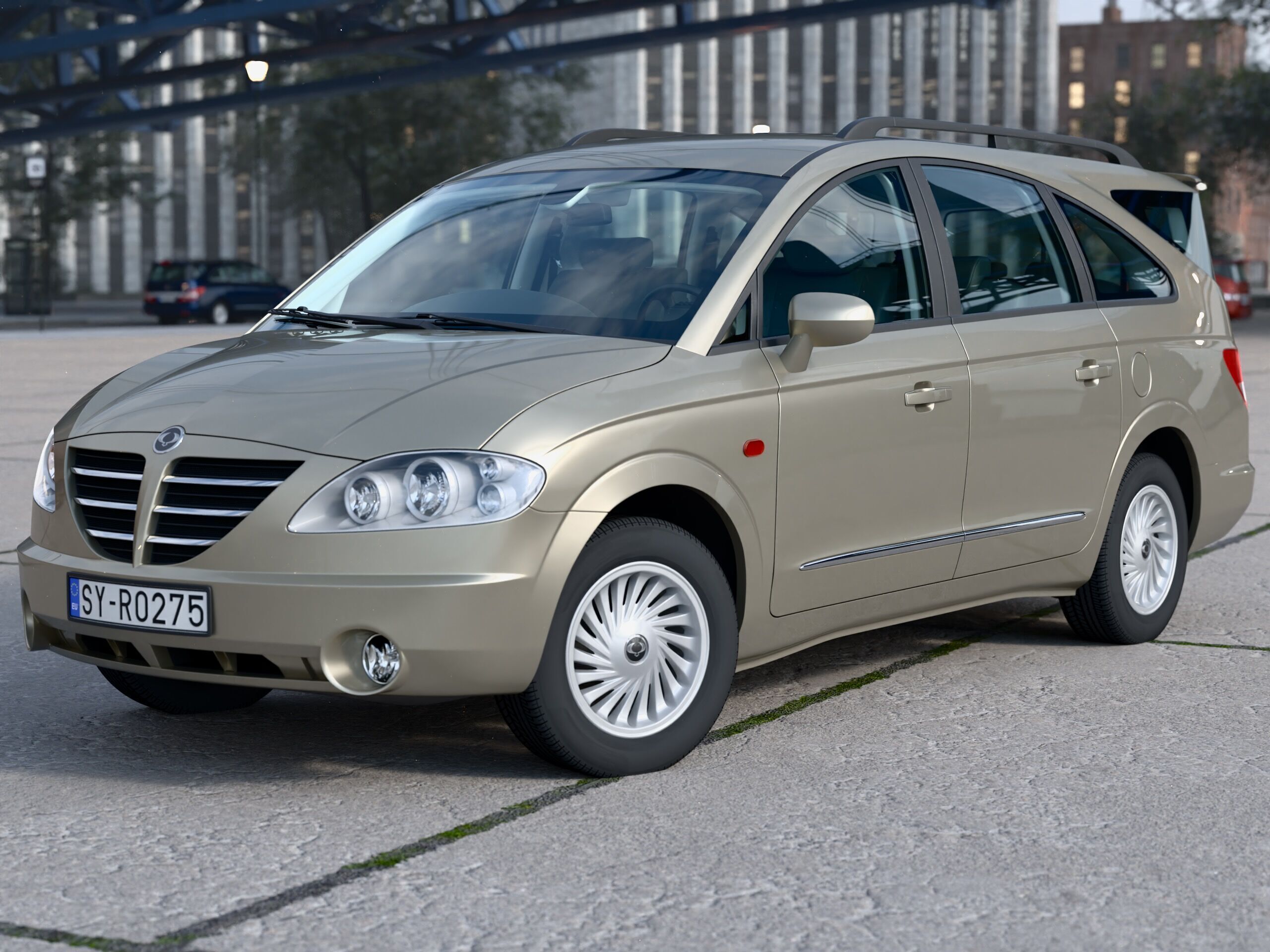 Ssangyong Rodius 2010 Free 3D model_5