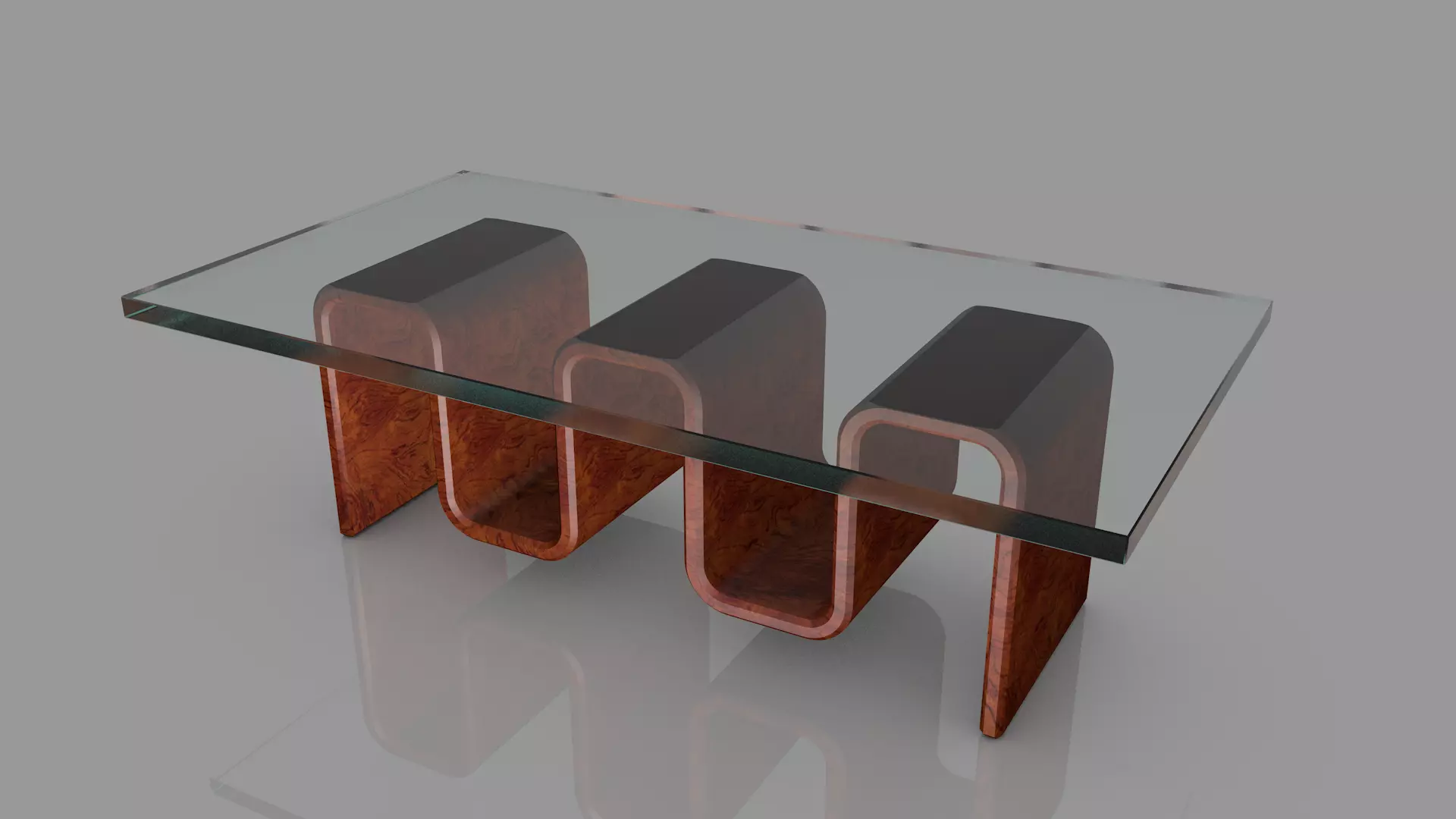 Stylish Modern Coffee Table 3D model