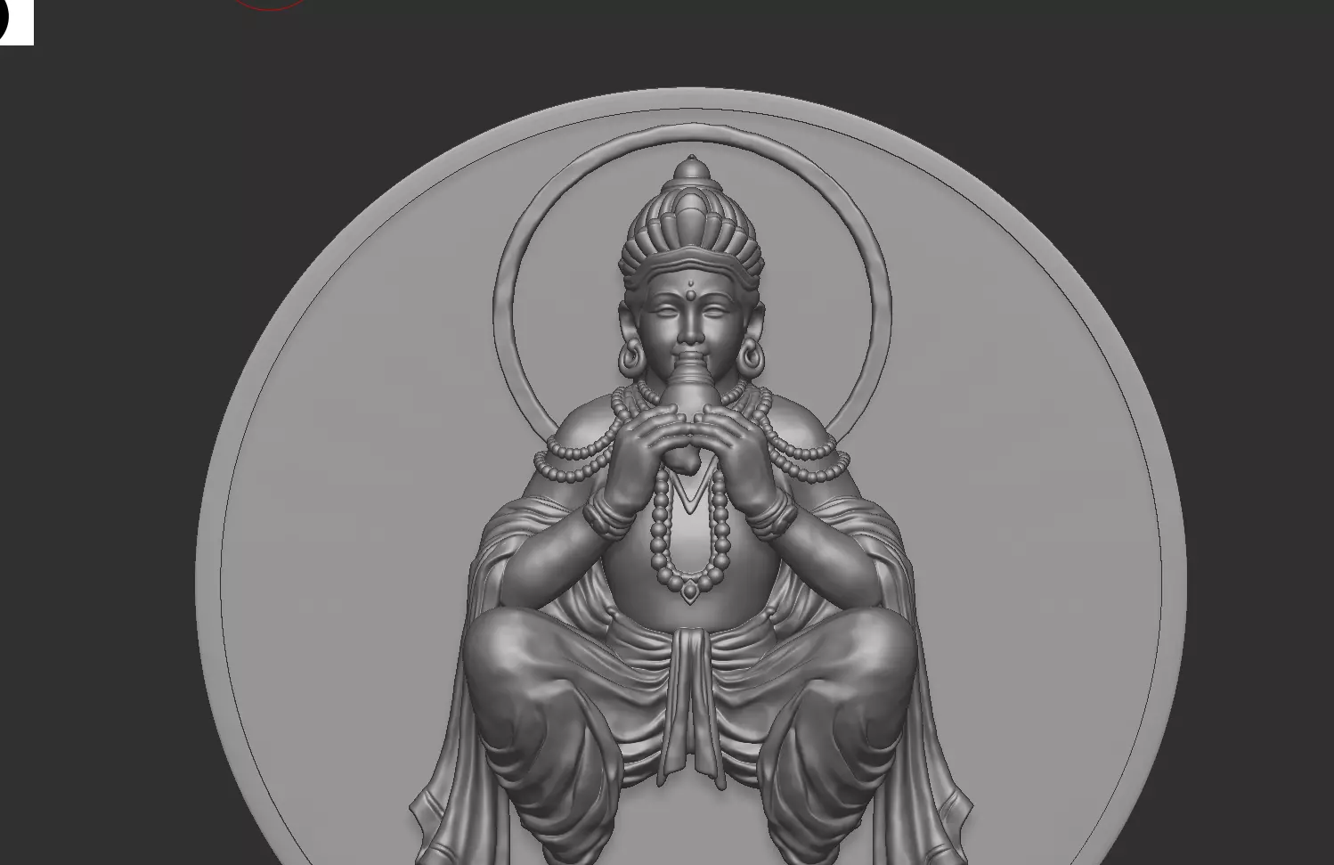 Indian God 3D print model