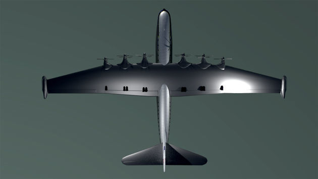 SARO PRINCESS FLYING BOAT Free low-poly 3D model_7