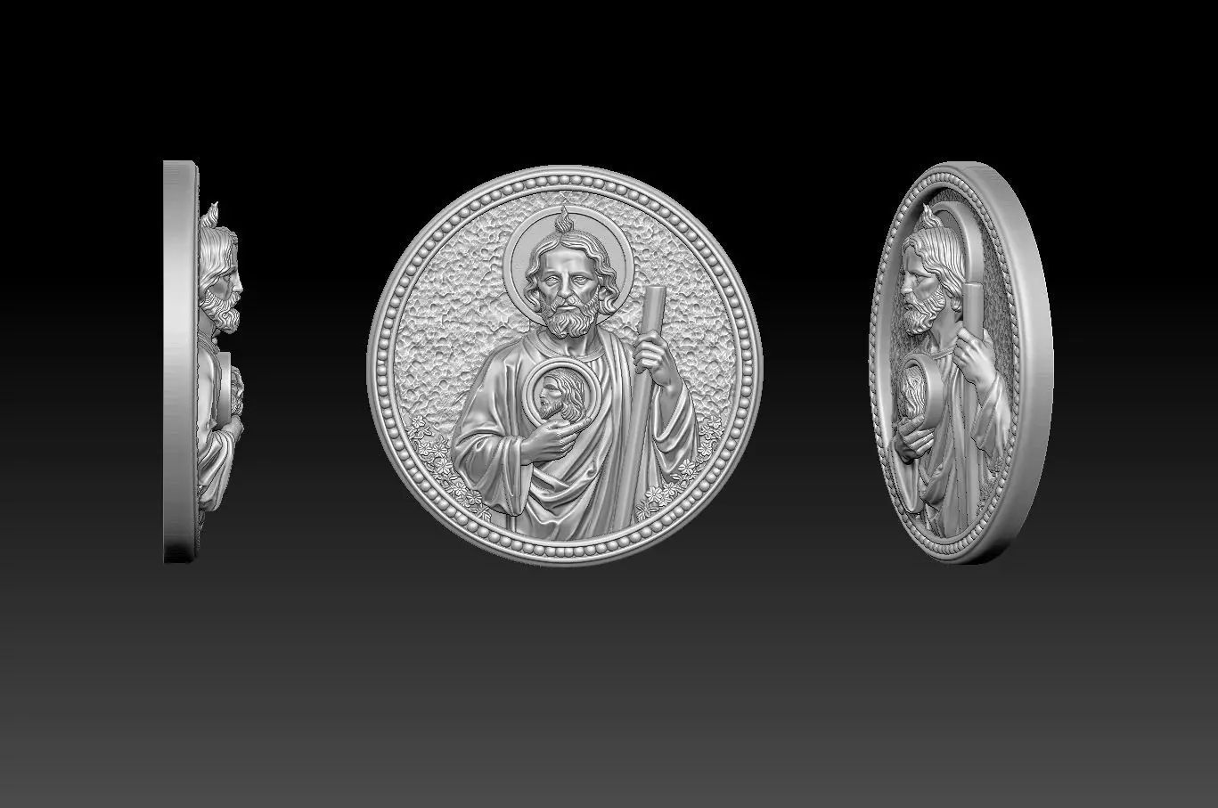 Saint Jude Thaddeus 3D print model