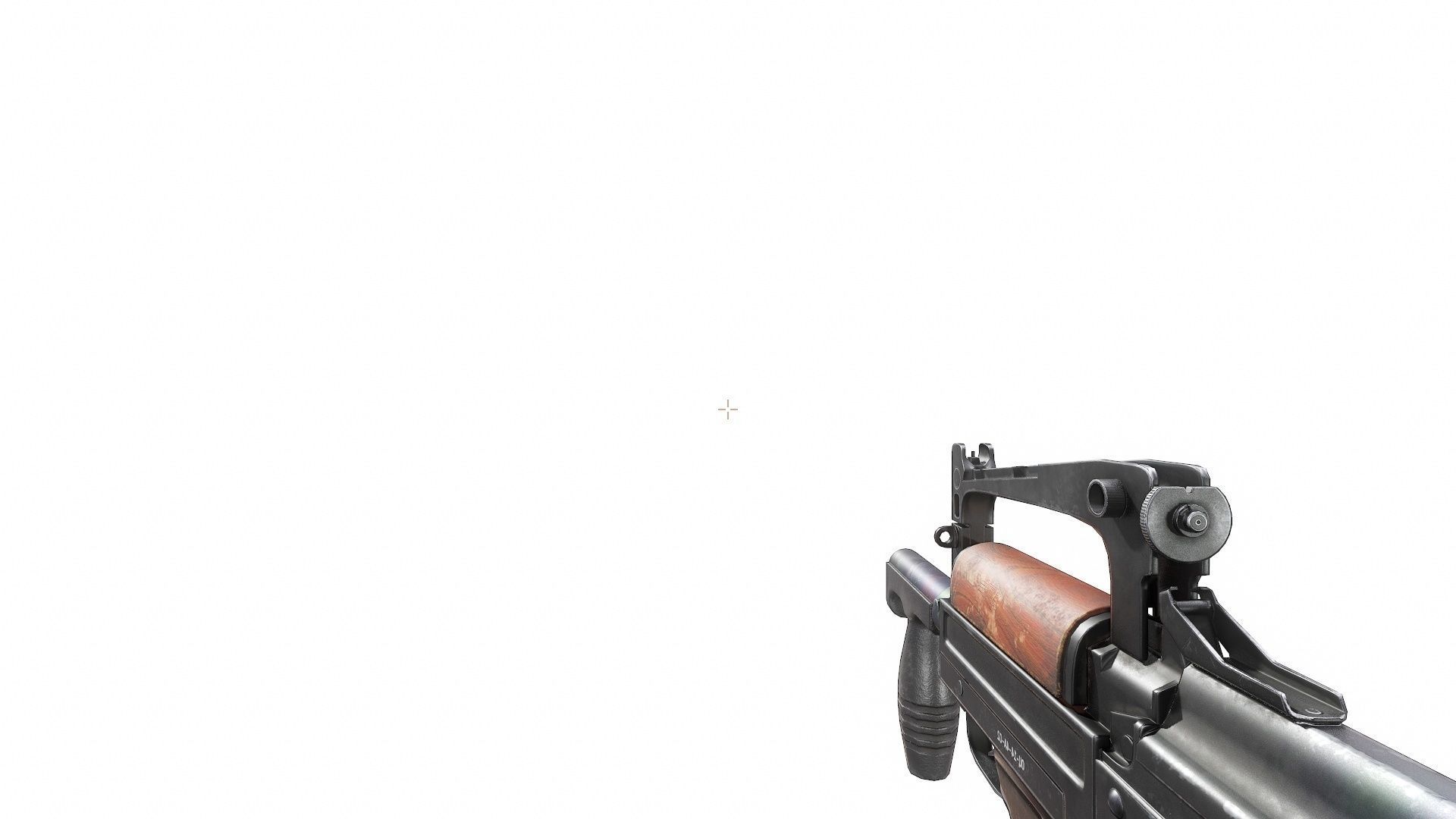 OTs-14 Groza Low-poly 3D model_6