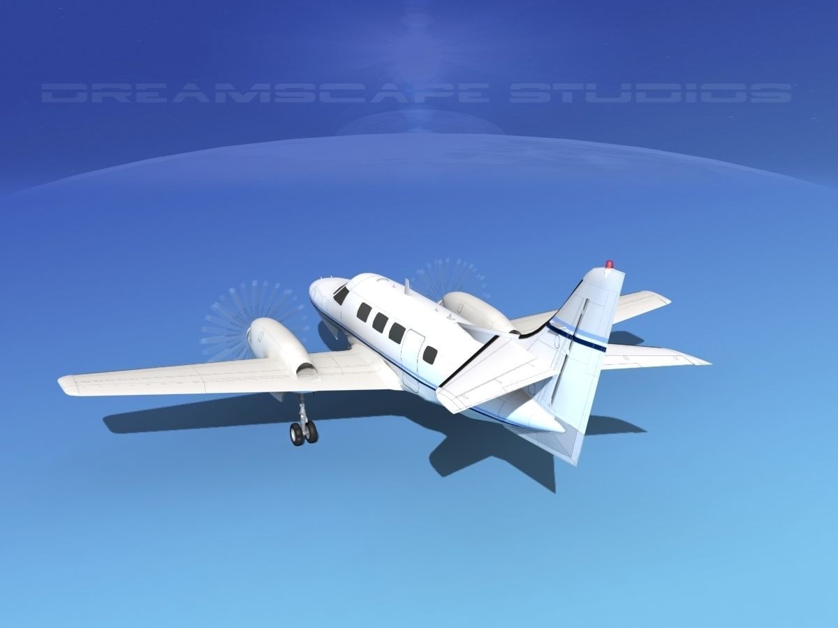Swearingen SA226-T Merlin III V02 3D model_7