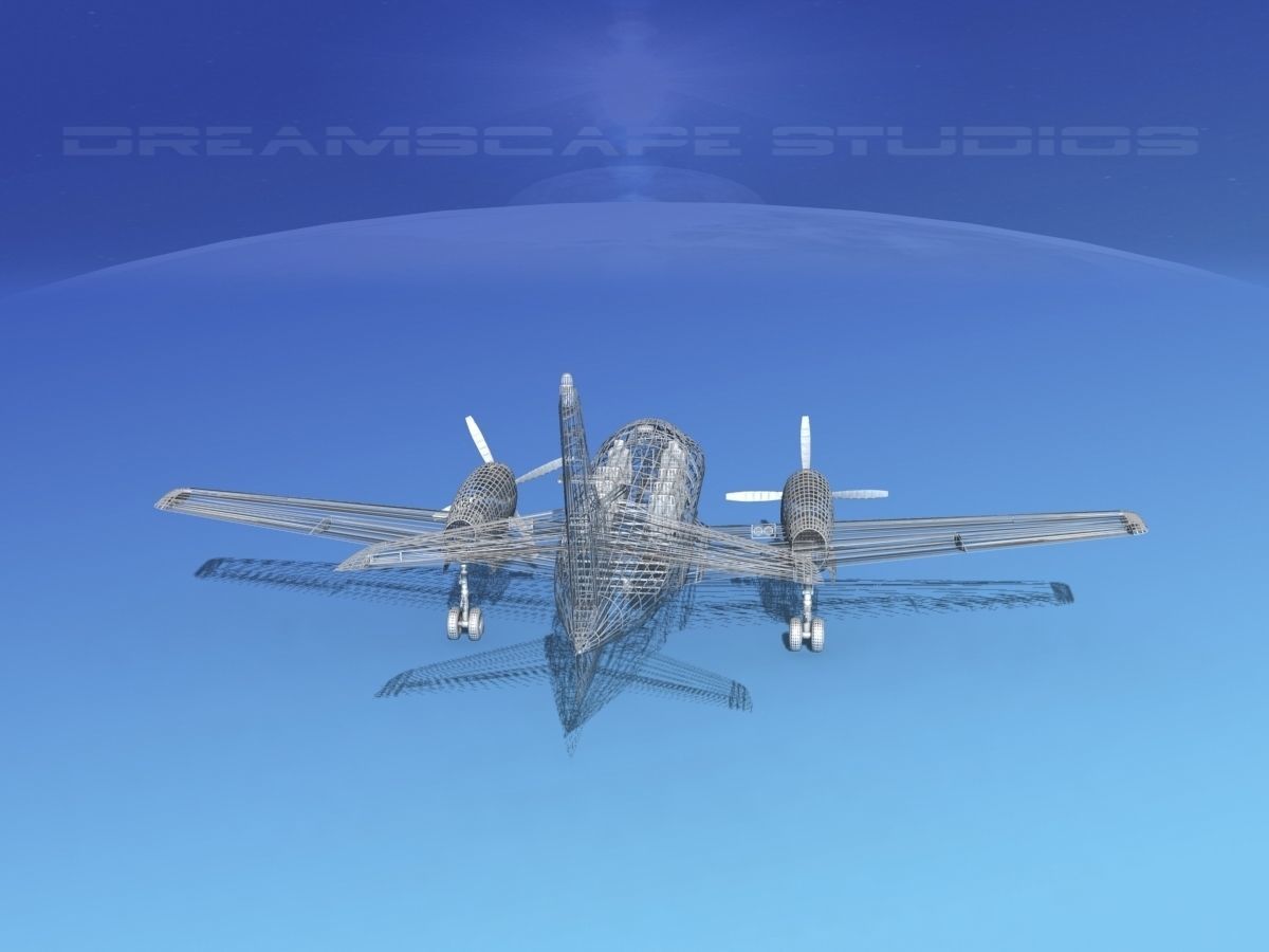 Swearingen SA226-T Merlin III V02 3D model_14