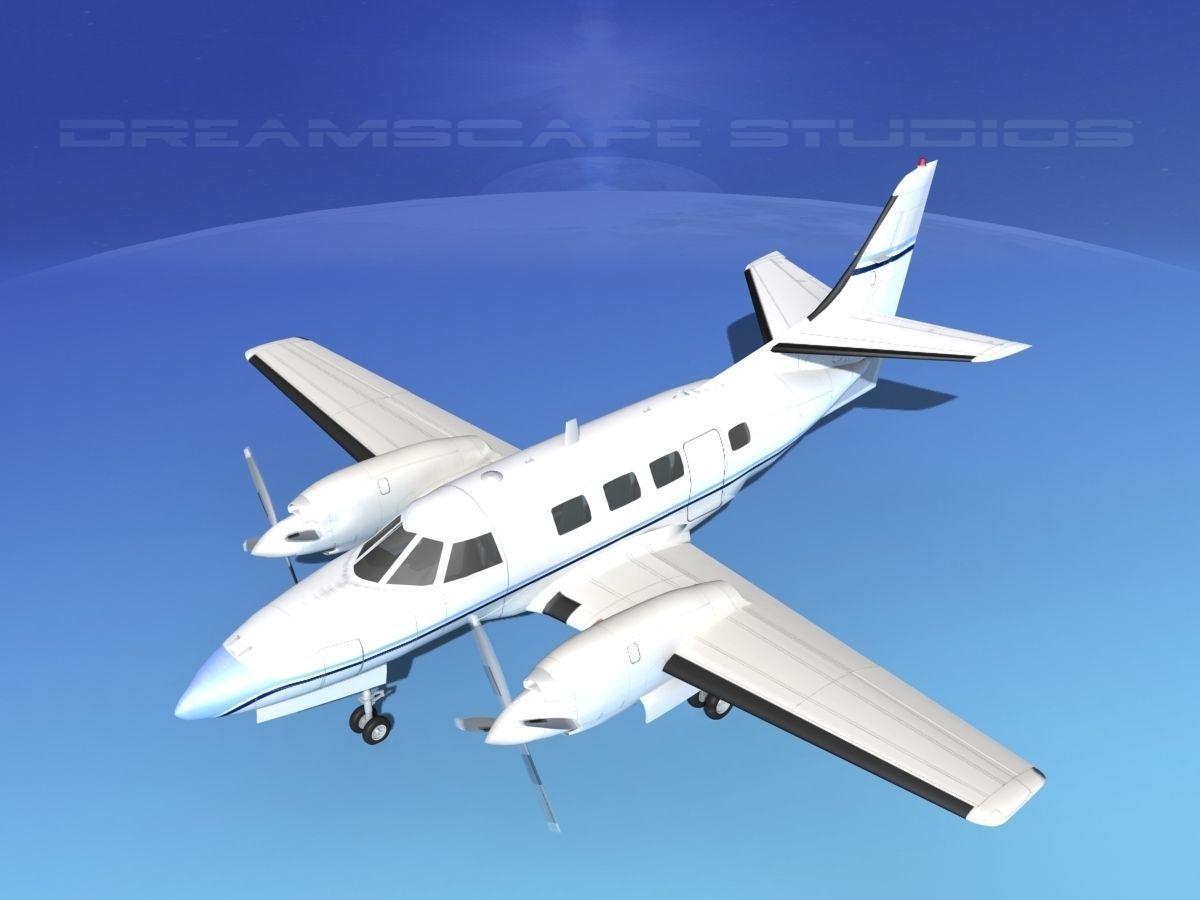 Swearingen SA226-T Merlin III V02 3D model_10