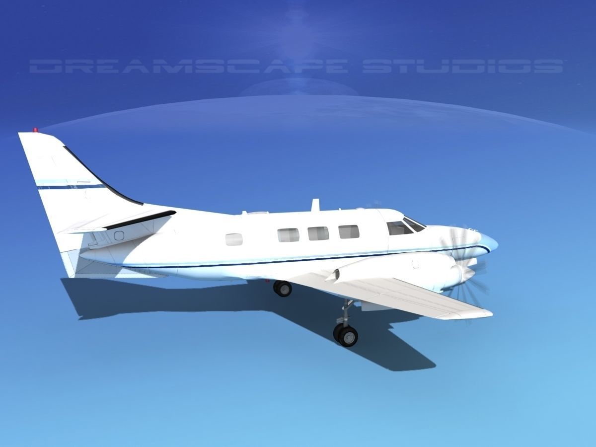 Swearingen SA226-T Merlin III V02 3D model_4