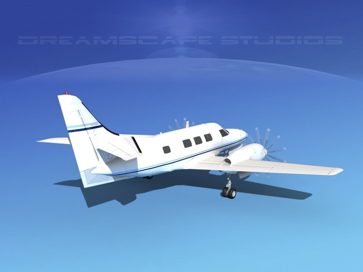 Swearingen SA226-T Merlin III V02 3D model_5