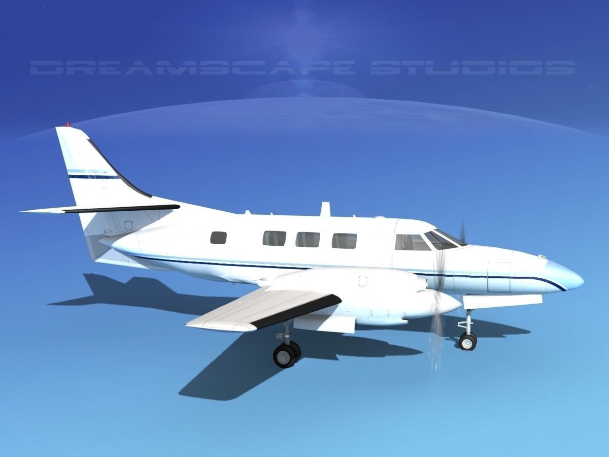 Swearingen SA226-T Merlin III V02 3D model_3