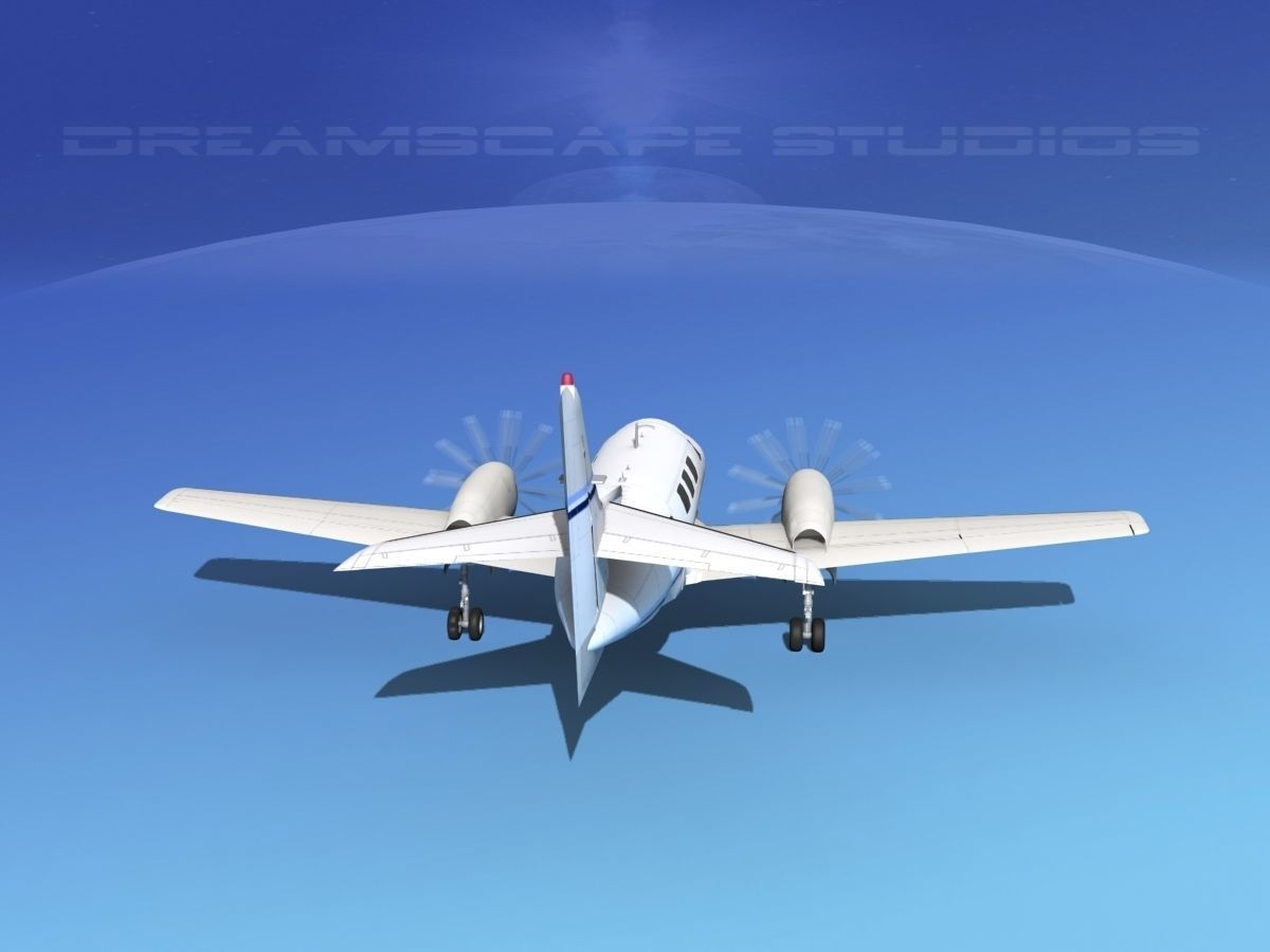 Swearingen SA226-T Merlin III V02 3D model_6
