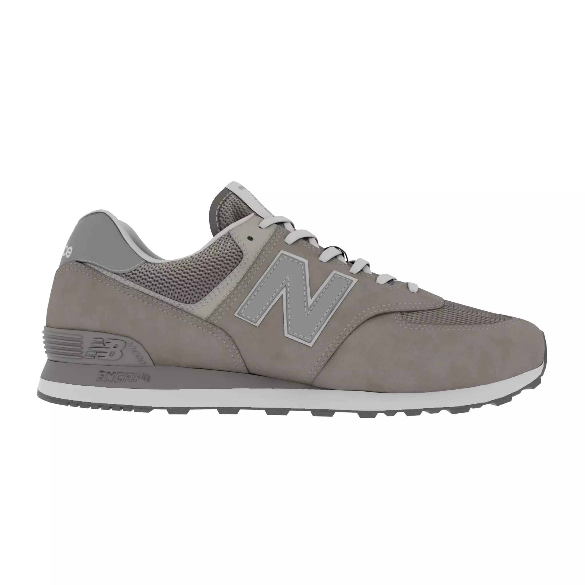 New Balance 574 ml574evg Beige Low-poly 3D model