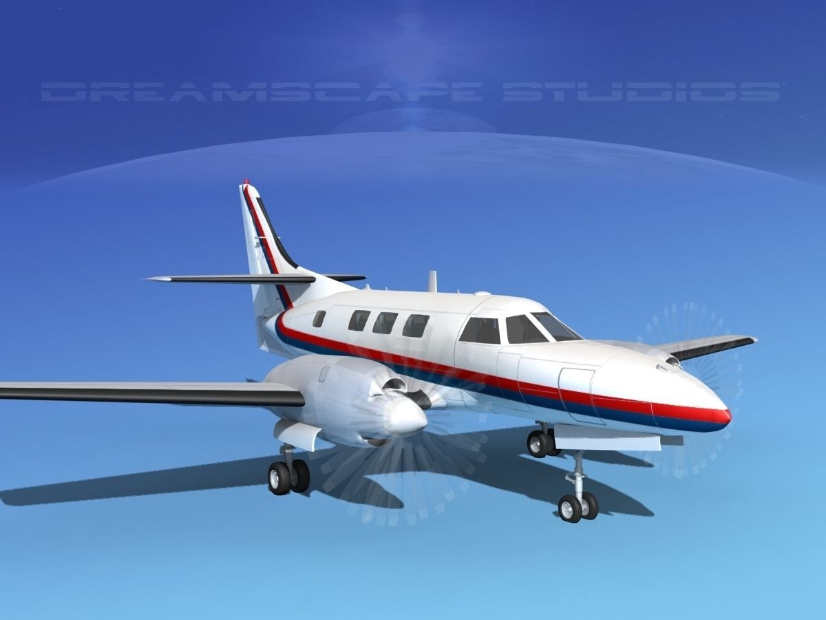 Swearingen SA226-T Merlin III V03 3D model_2