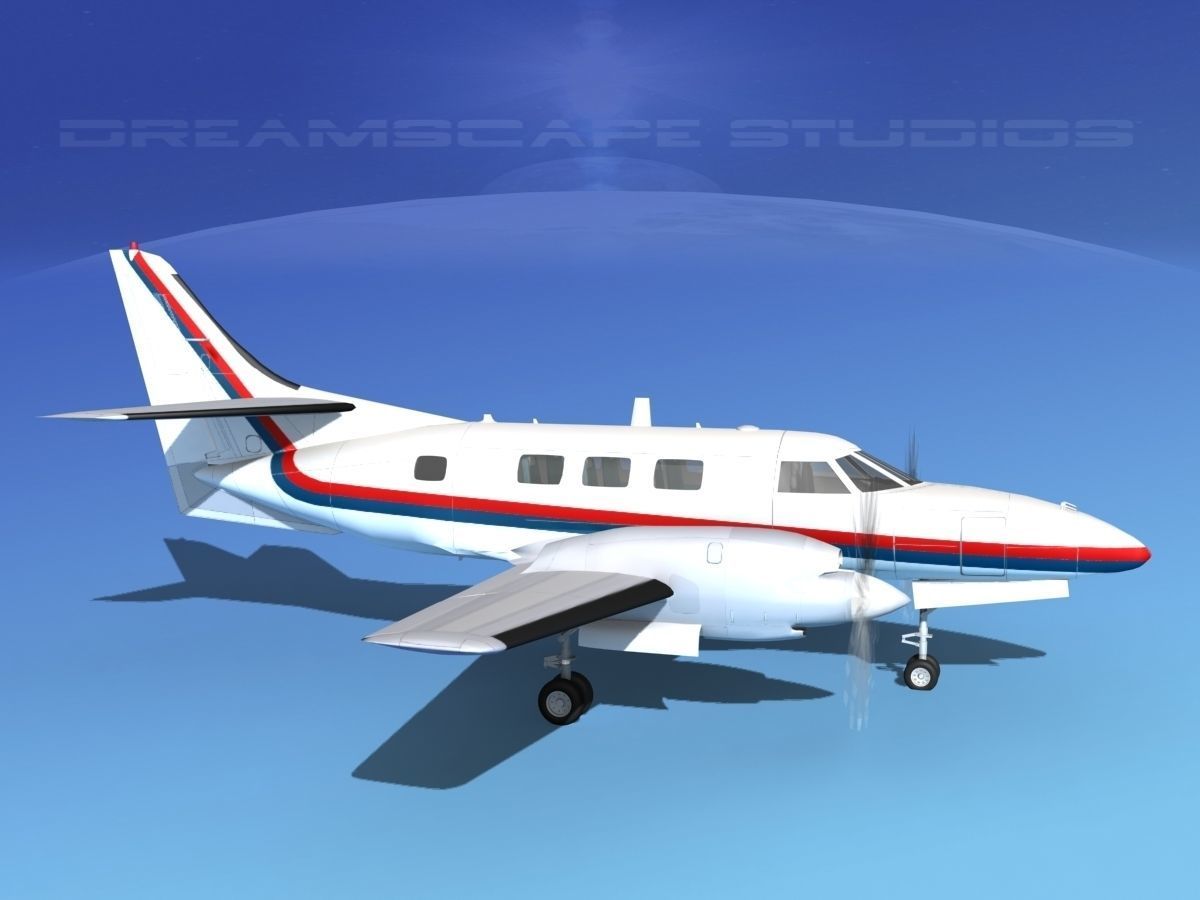 Swearingen SA226-T Merlin III V03 3D model_3