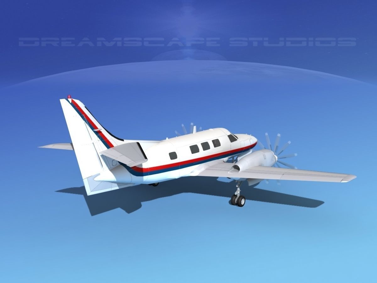 Swearingen SA226-T Merlin III V03 3D model_5