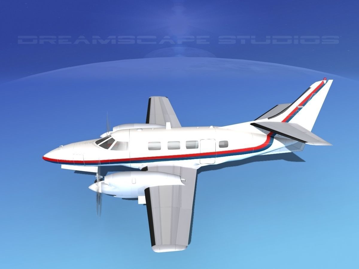 Swearingen SA226-T Merlin III V03 3D model_9