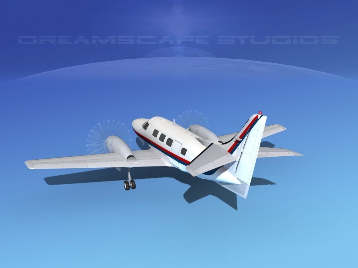 Swearingen SA226-T Merlin III V03 3D model_7
