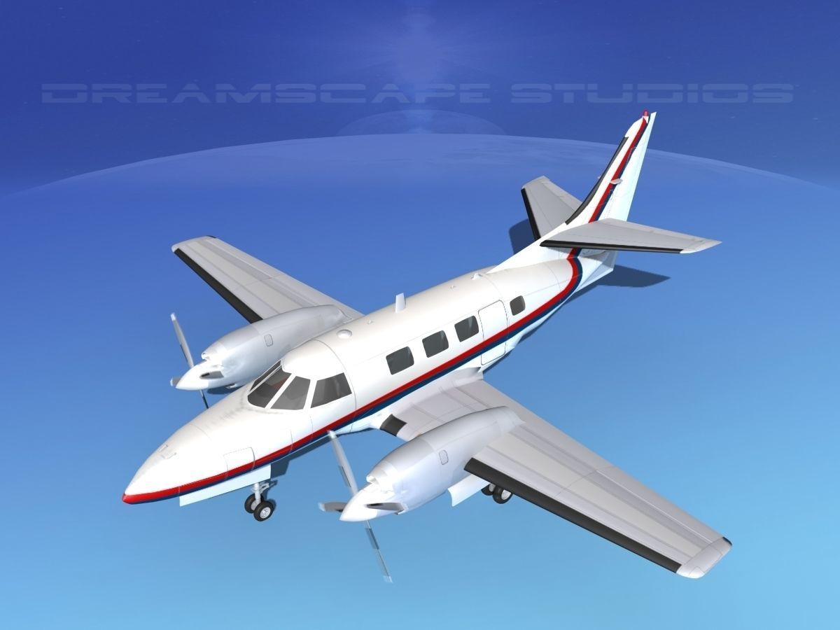 Swearingen SA226-T Merlin III V03 3D model_10