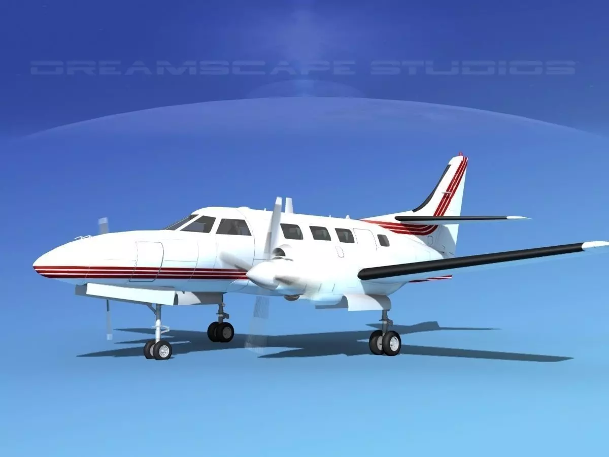 Swearingen SA226-T Merlin III V05 3D model