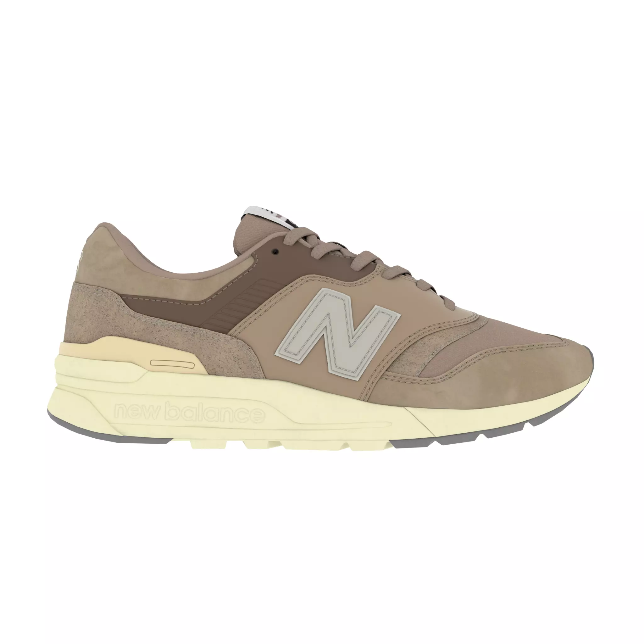 New Balance 997H cm997hpi Beige Low-poly 3D model
