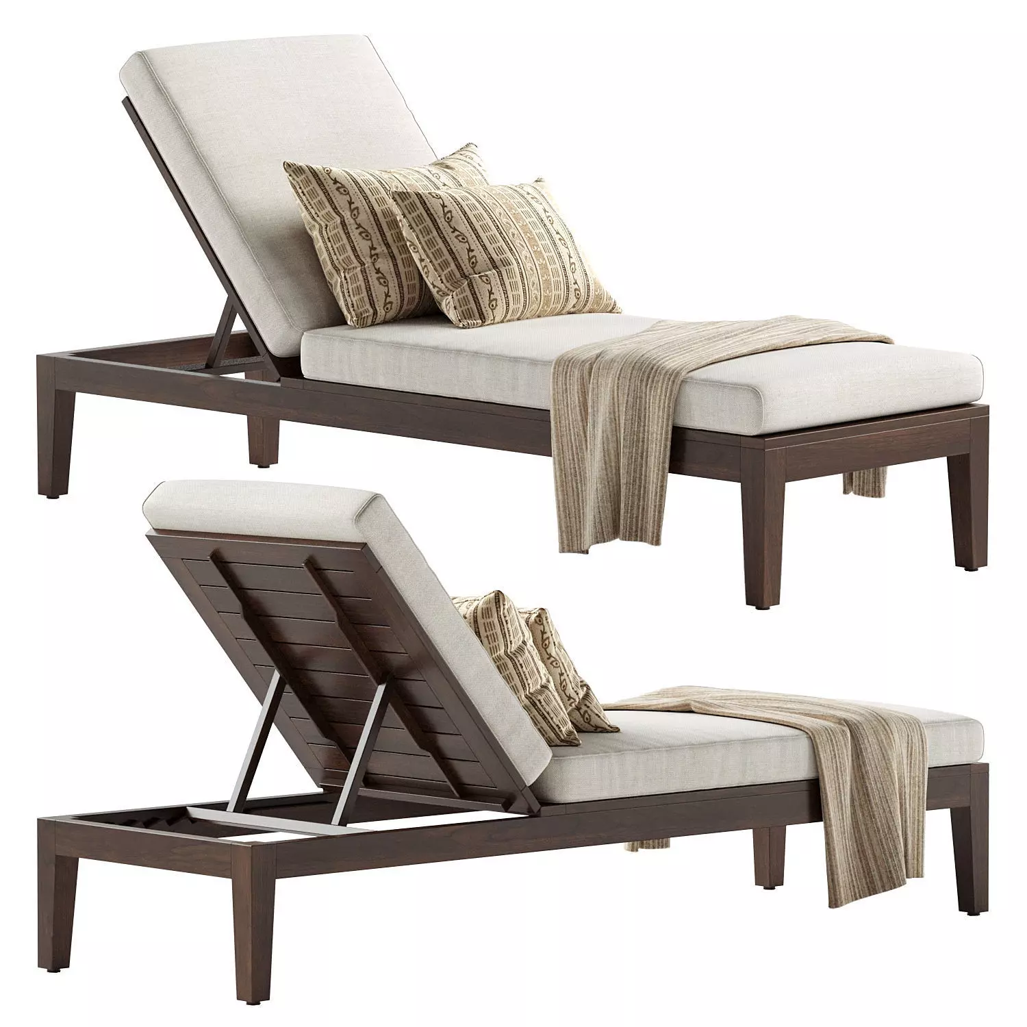 Vista Chaise 3D model