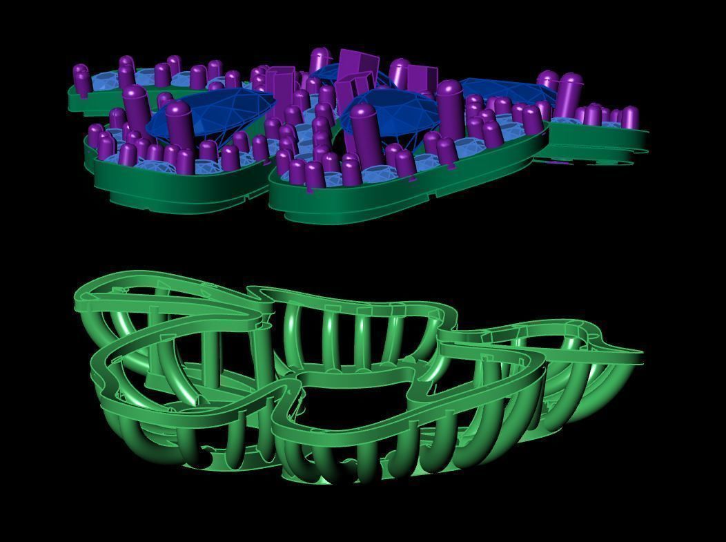 Tiffany 4 Leaf Clover Necklace 3D print model_7