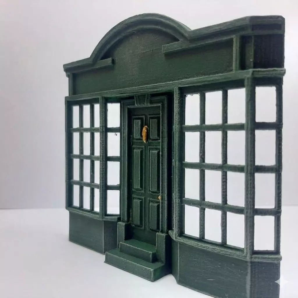 Vintage Store Facade 3D print model
