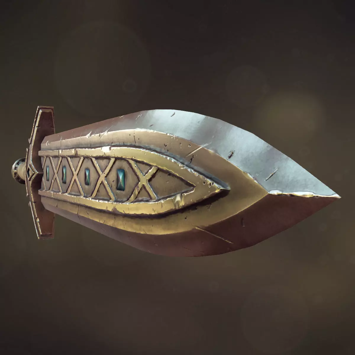 Fantasy Dagger Low-poly 3D model_0