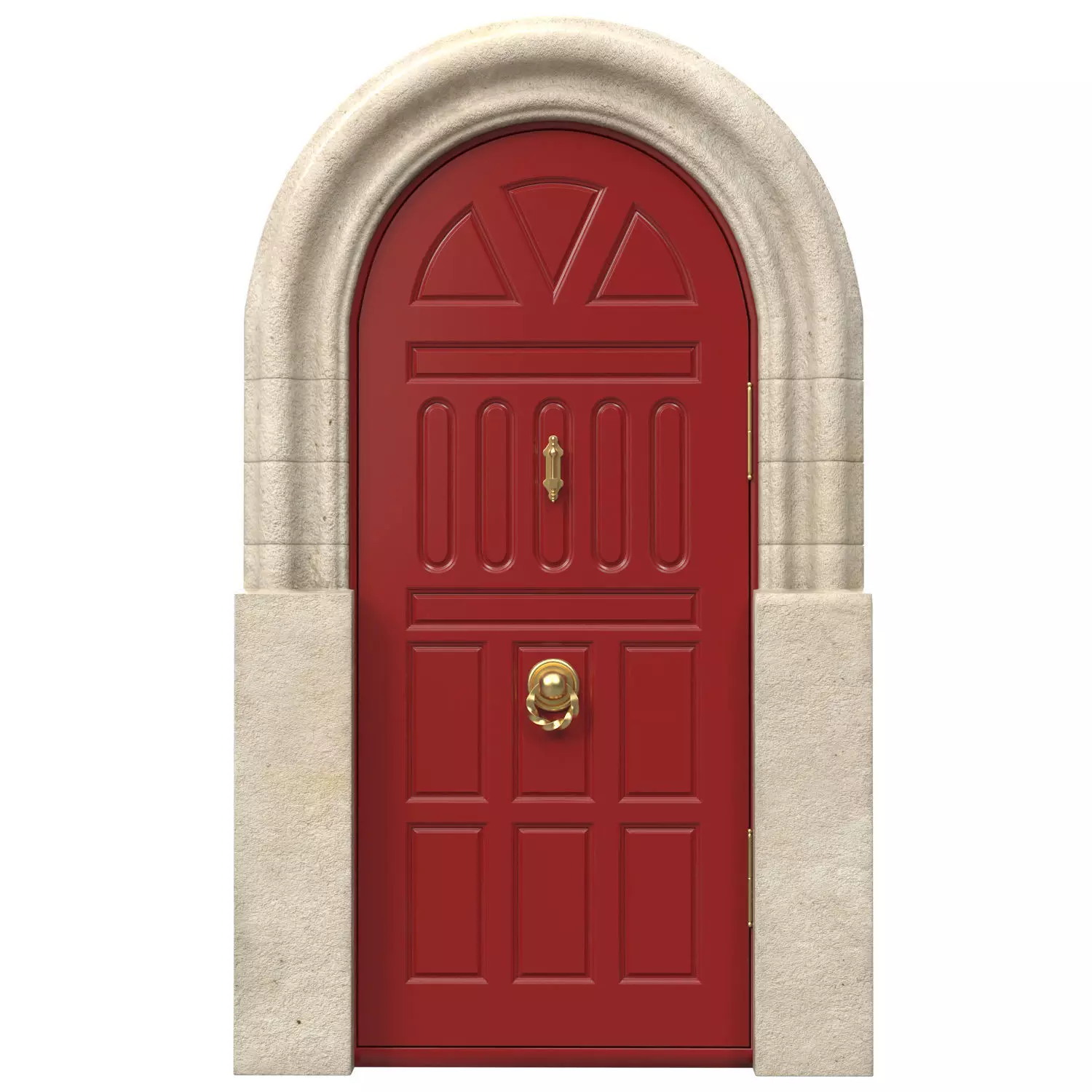 Entrance classic door 142 3D model