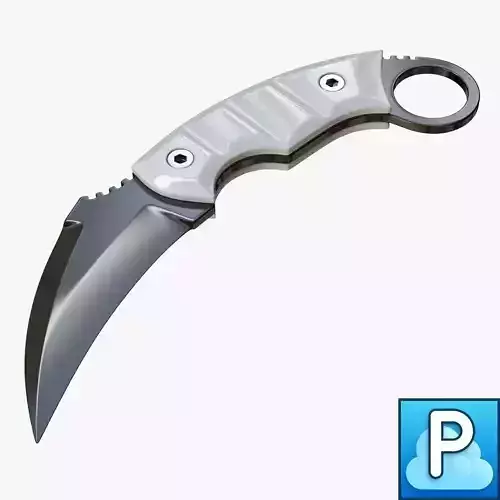 Karambit dagger 3D model