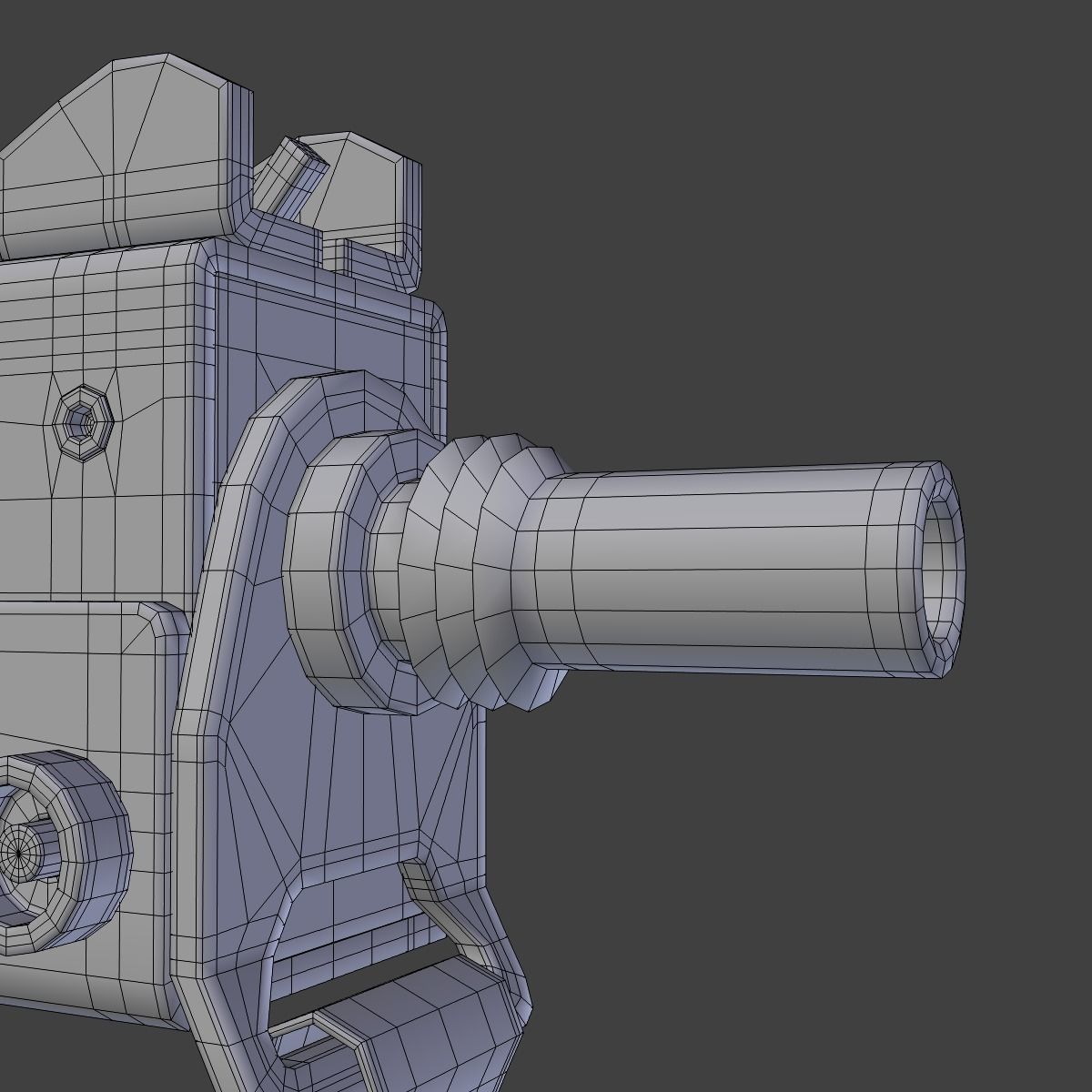 Mac-11 submachine gun 3D model_11