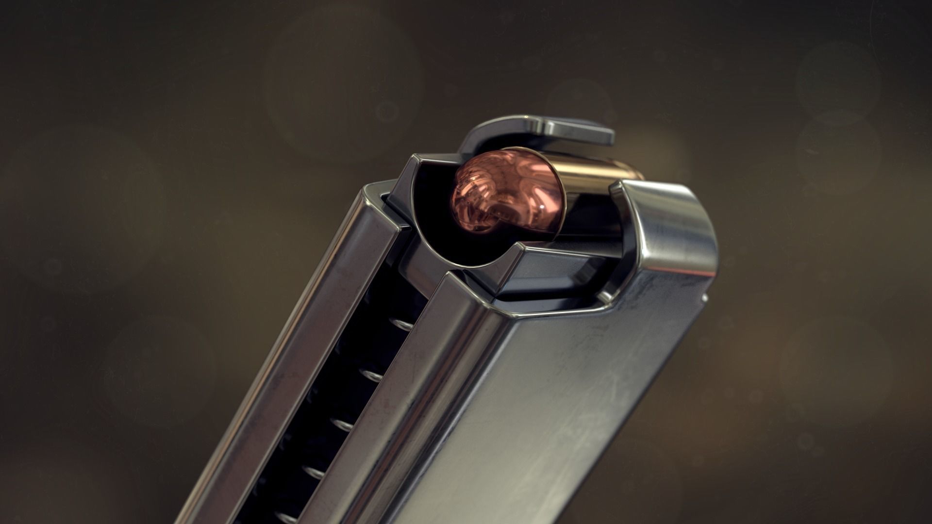 Mac-11 submachine gun 3D model_9