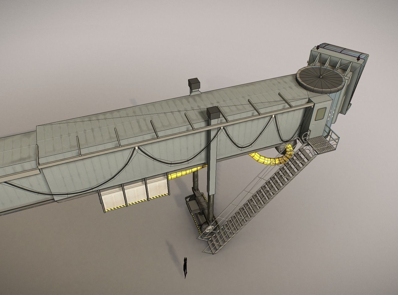 Airbridge LFPG Low-poly 3D model_15