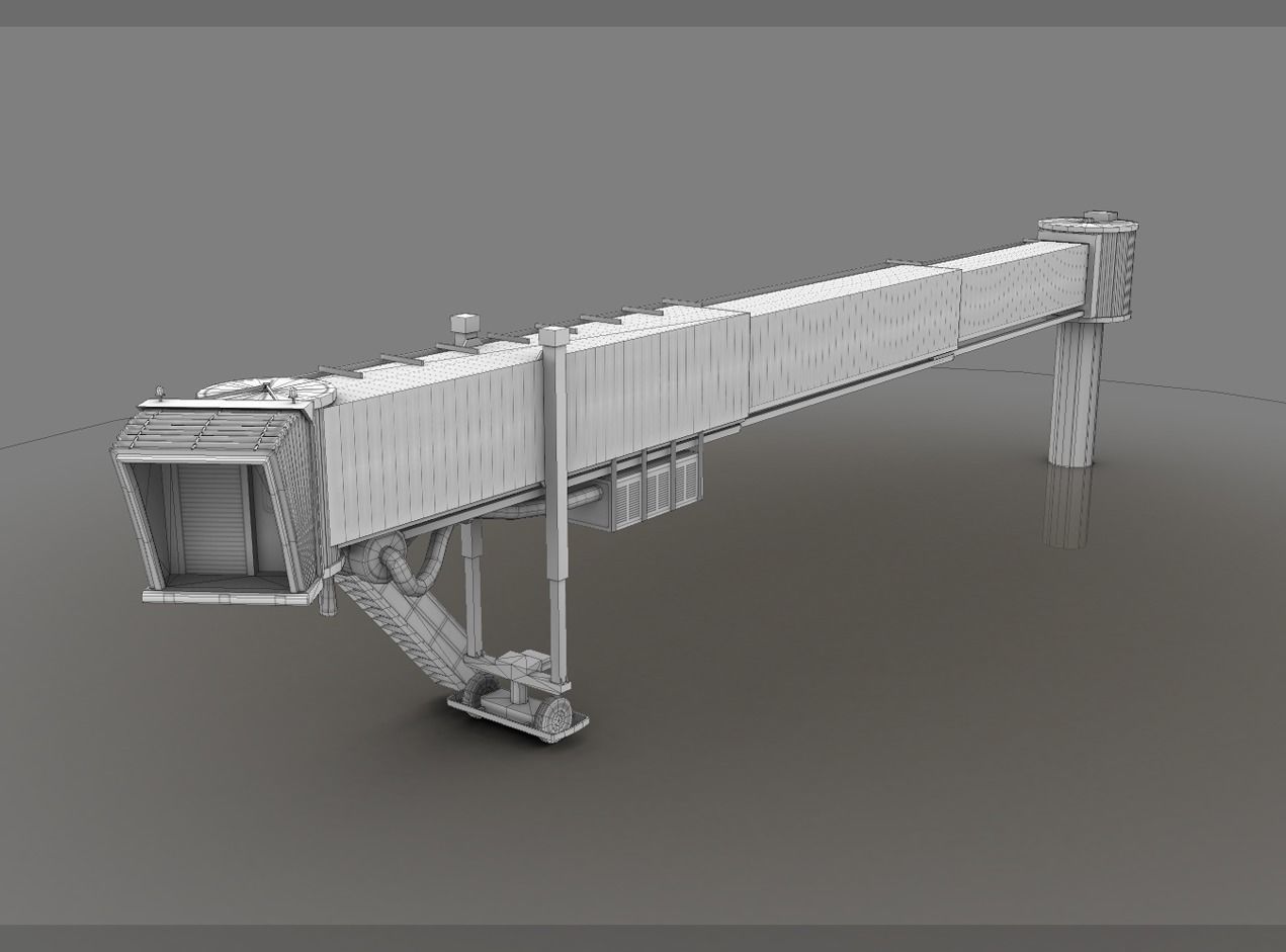 Airbridge LFPG Low-poly 3D model_16