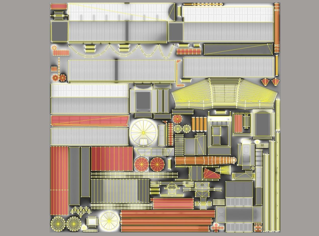 Airbridge LFPG Low-poly 3D model_19
