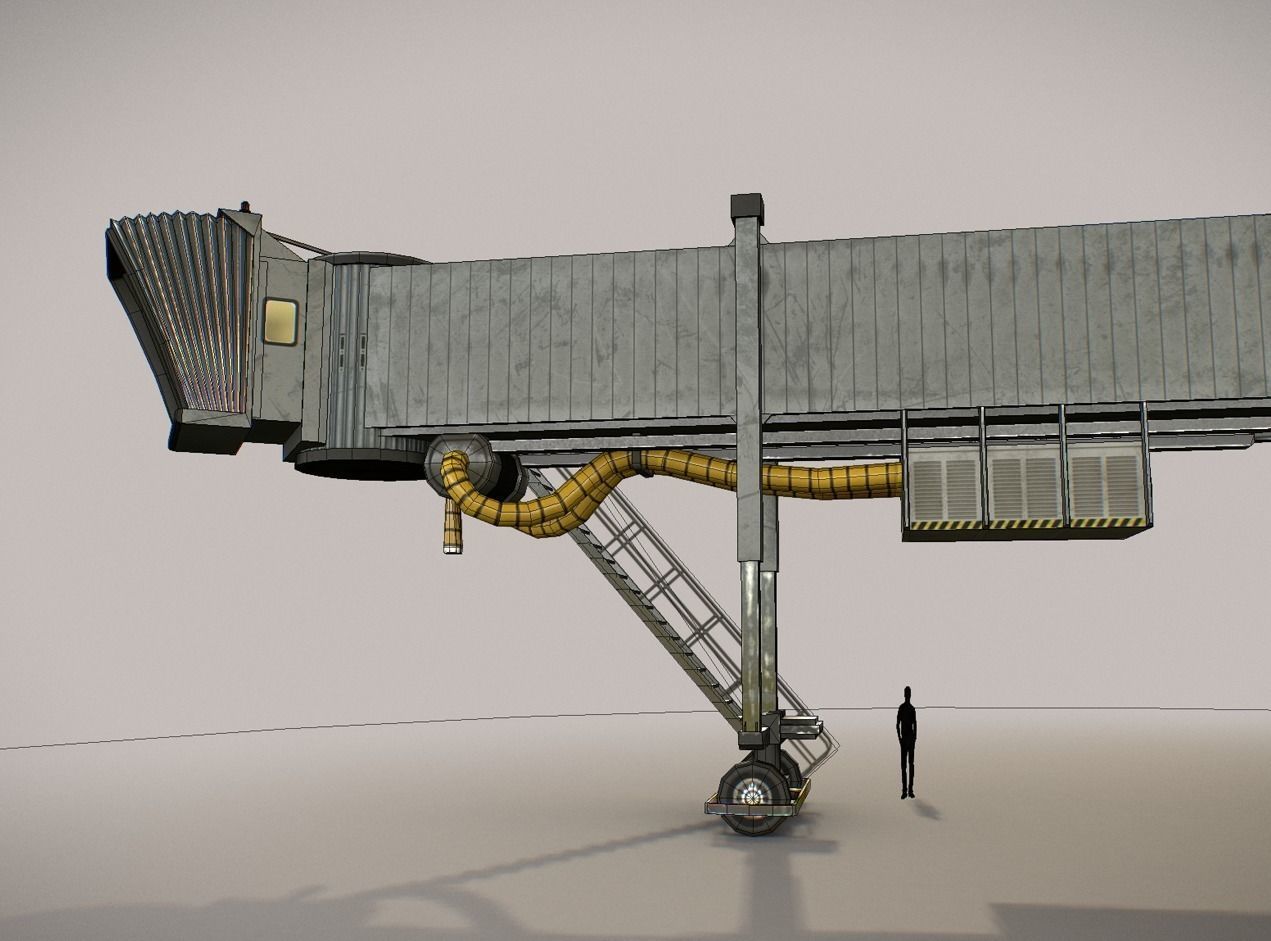 Airbridge LFPG Low-poly 3D model_14