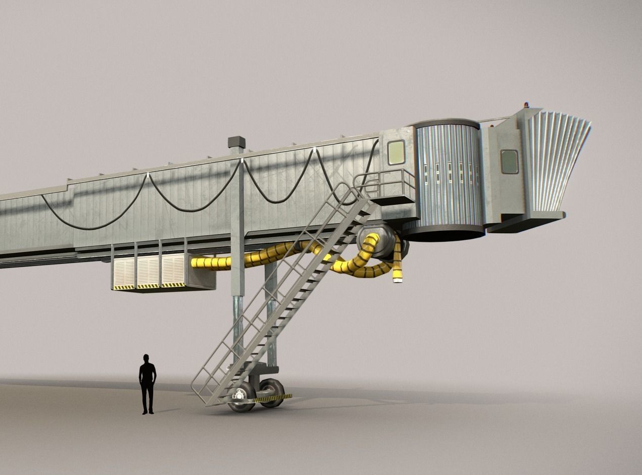 Airbridge LFPG Low-poly 3D model_8