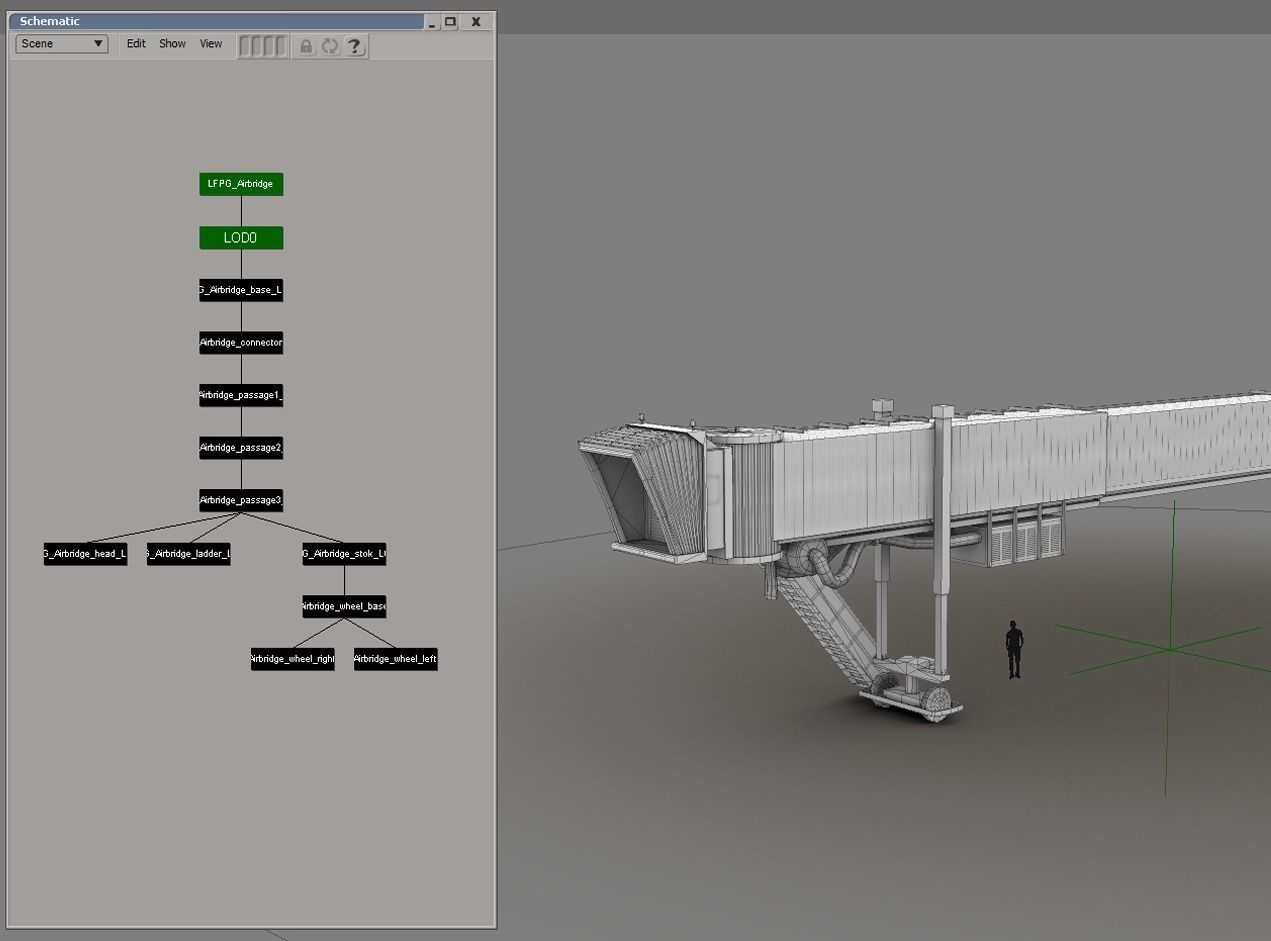 Airbridge LFPG Low-poly 3D model_18