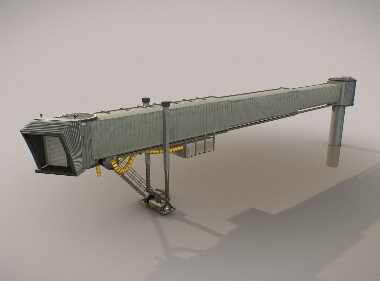 Airbridge LFPG Low-poly 3D model_5