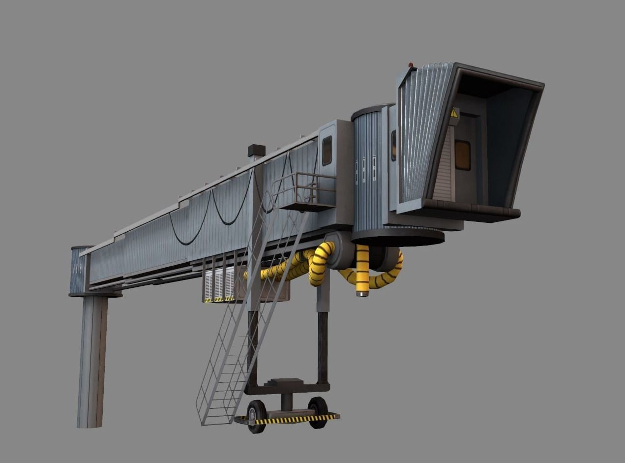 Airbridge LFPG Low-poly 3D model_6