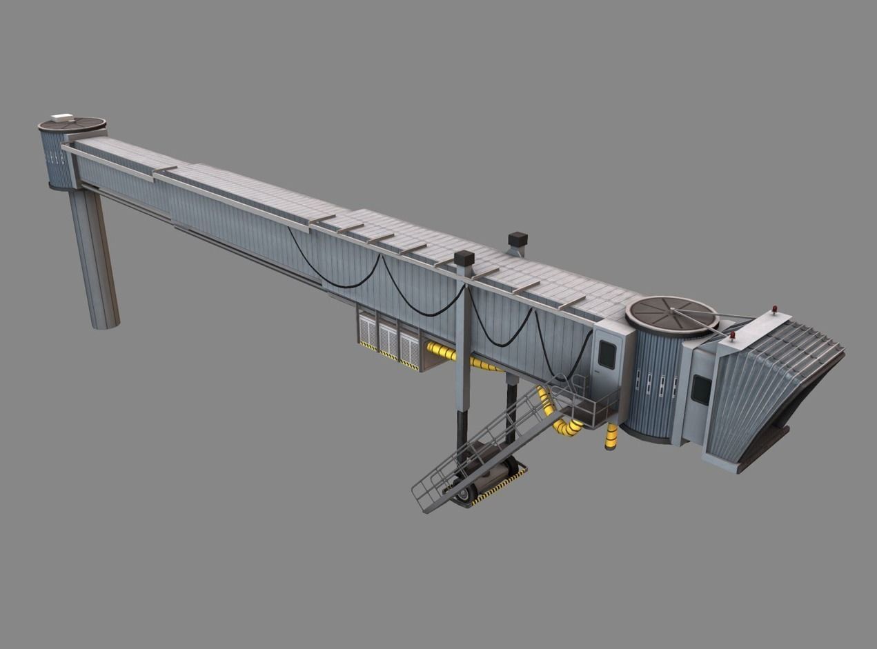 Airbridge LFPG Low-poly 3D model_2