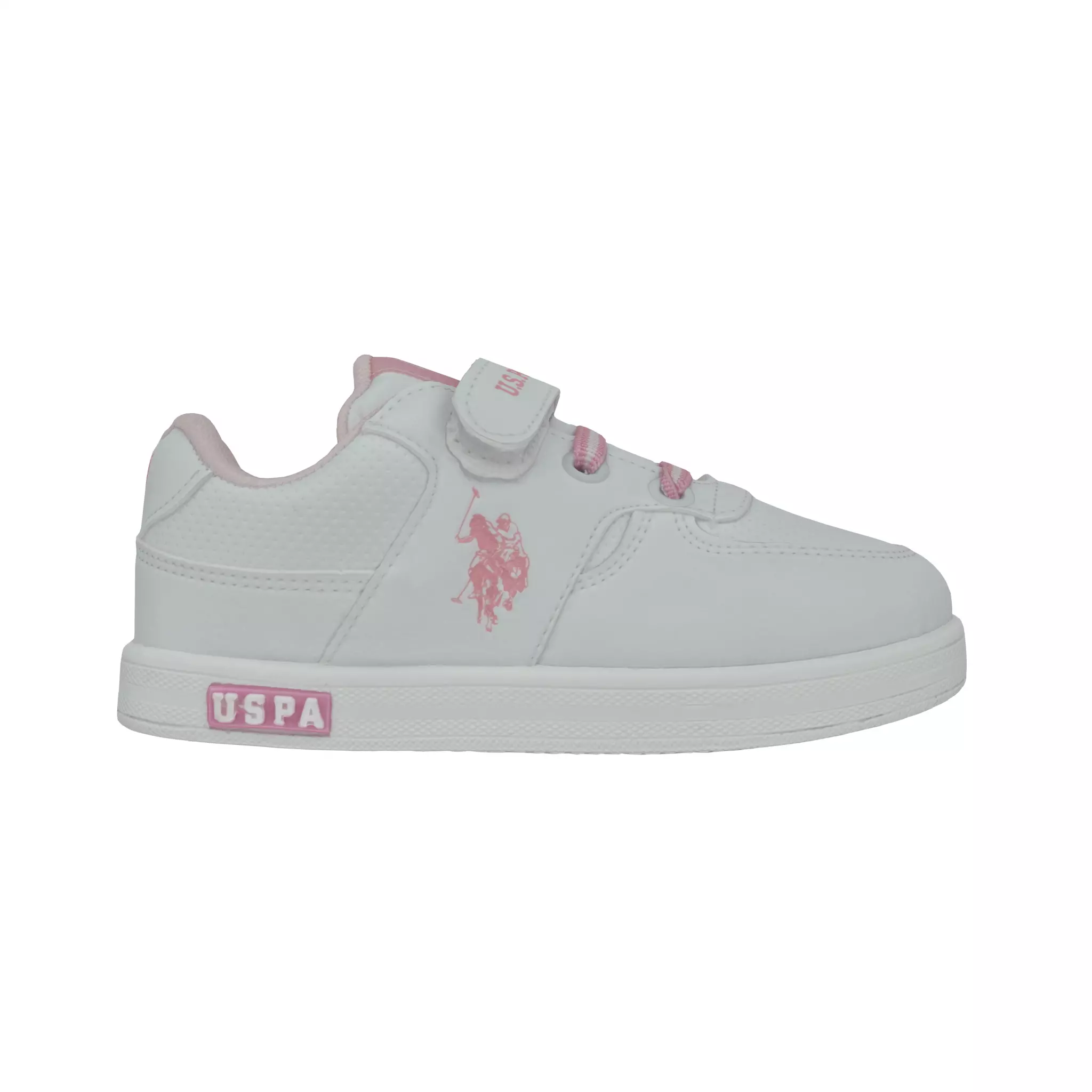 US Polo Assn USPA Cameron 1FX White Pink Low-poly 3D model